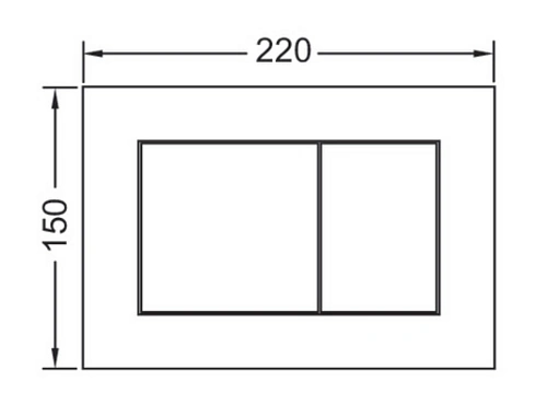 Клавиша смыва TECE TECEnow 9240422 пластик, красная бронза металлик Клавиша смыва TECE TECEnow 9240422 пластик, красная бронза металлик
