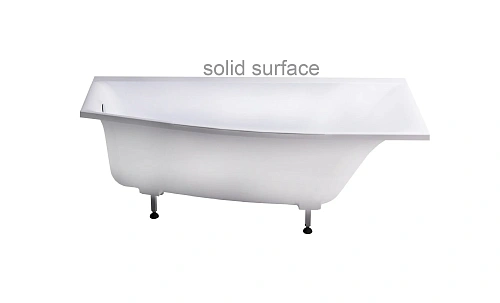 Ванна из искусственного камня Astra-Form Скат 01010083 правая, Solid Surface 1700х750х500 Ванна из искусственного камня Astra-Form Скат 01010083 правая, Solid Surface 1700х750х500