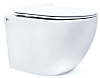 Картинка анонса товара «унитаз подвесной charus berta rimless ewc700-120w безободковый c легкосъемным сиденьем микролифт»