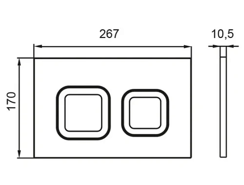 Инсталляция для унитаза BETTOSERB SAVA FIX SLIM SET40006487 с клавишей смыва SMART черный матовый/хром Инсталляция для унитаза BETTOSERB SAVA FIX SLIM SET40006487 с клавишей смыва SMART черный матовый/хром