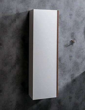 Шкаф-пенал Boheme CAPOLDA белый + ручка дерево 849-120-WW Шкаф-пенал Boheme CAPOLDA белый + ручка дерево 849-120-WW