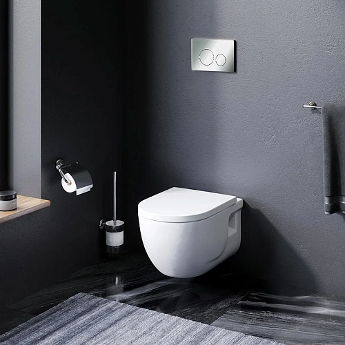 Комплект унитаза AM.PM Like IS49051.801701 с инсталляцией, сиденьем микролифт и клавишей смыва хром Комплект унитаза AM.PM Like IS49051.801701 с инсталляцией, сиденьем микролифт и клавишей смыва хром