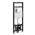 Детальная картинка товара «инсталляция для унитаза wasserkraft alme 15tlt.010.me.wh03 с клавишей смыва белый»