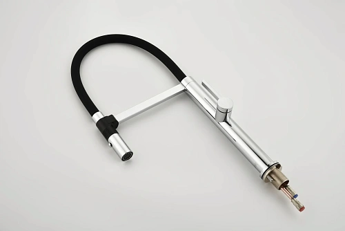 Смеситель для кухни AQUAme Cucina AQM9904CR с гибким изливом, хром Смеситель для кухни AQUAme Cucina AQM9904CR с гибким изливом, хром