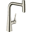Смеситель для кухни Hansgrohe Metris Select M71 240, с вытяжным душем, 2jet, sBox 73817800, под стал Смеситель для кухни Hansgrohe Metris Select M71 240, с вытяжным душем, 2jet, sBox 73817800, под стал