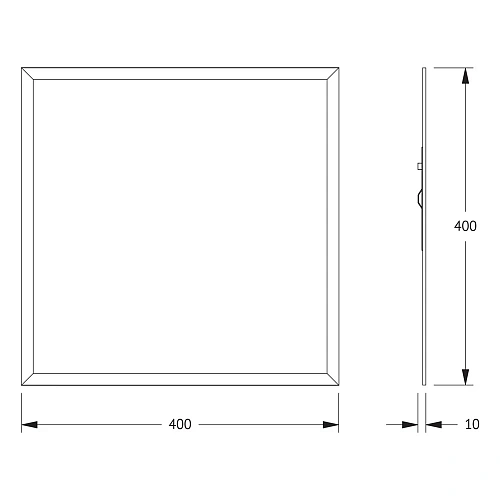 Зеркало Evoform Comfort BY 0903 40 х 40 см с фацетом 15 мм Зеркало Evoform Comfort BY 0903 40 х 40 см с фацетом 15 мм