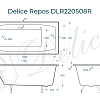 Ванна чугунная Delice Repos 1700х700, без ручек DLR220508 Ванна чугунная Delice Repos 1700х700, без ручек DLR220508