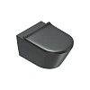Унитаз подвесной Catalano Zero 0111550022 55x35, безободковый, черный матовый