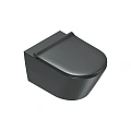 Унитаз подвесной Catalano Zero 0111550022 55x35, безободковый, черный матовый Унитаз подвесной Catalano Zero 0111550022 55x35, безободковый, черный матовый