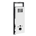 Инсталляция для унитаза WasserKRAFT Salm 27TLT.010.ME.WH.PB03 с клавишей смыва черный Инсталляция для унитаза WasserKRAFT Salm 27TLT.010.ME.WH.PB03 с клавишей смыва черный