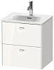 Тумба под раковину Duravit Brioso BR430902222 подвесная 52 см белая
