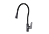 Смеситель для кухни Splenka S41.43.09 с гибким изливом, графит