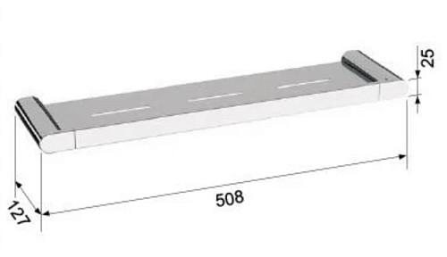 Полка Remer Lounge LN20VO 51 см, состаренная латунь Полка Remer Lounge LN20VO 51 см, состаренная латунь