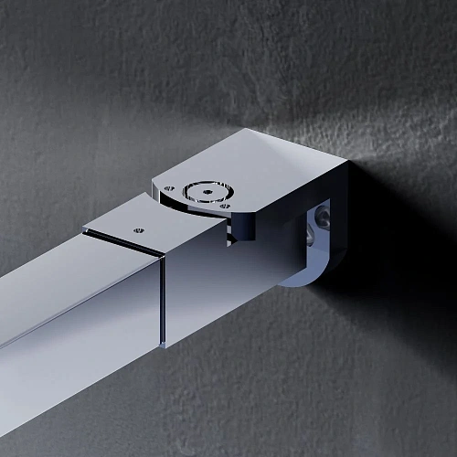 Душевая перегородка AM.PM Func W84WI-90-F1-MTE 90x200, стекло прозрачное 8 мм с покрытием, профиль хром матовый Душевая перегородка AM.PM Func W84WI-90-F1-MTE 90x200, стекло прозрачное 8 мм с покрытием, профиль хром матовый