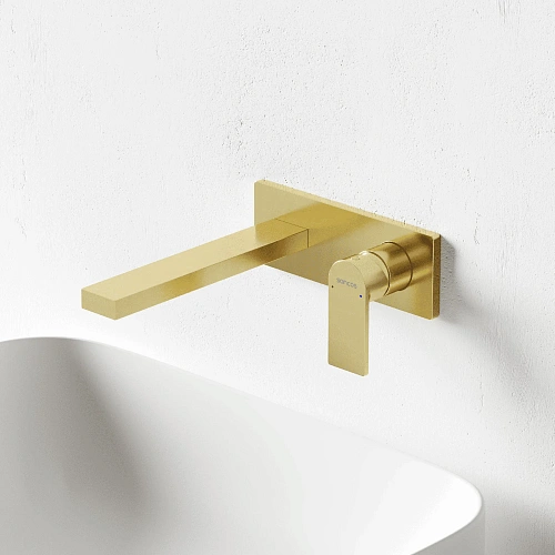 Смеситель для раковины Sancos Studio SC9017BG c внутренней частью, брашированное золото, PVD покрытие Смеситель для раковины Sancos Studio SC9017BG c внутренней частью, брашированное золото, PVD покрытие