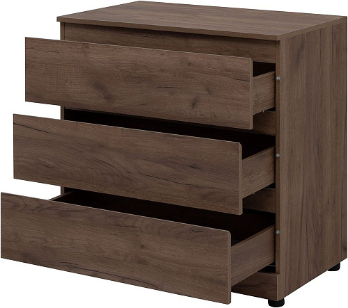 Комод Aquanet Сканди 800x480 Дуб крафт (3 ящика) 00302544 Комод Aquanet Сканди 800x480 Дуб крафт (3 ящика) 00302544