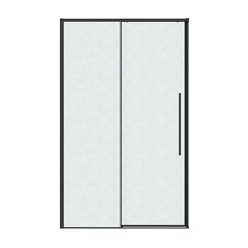 Душевая дверь GROSSMAN Galaxy 100.K33.01.100.21.02 (100x195) черный матовый, стекло шиншилла Душевая дверь GROSSMAN Galaxy 100.K33.01.100.21.02 (100x195) черный матовый, стекло шиншилла