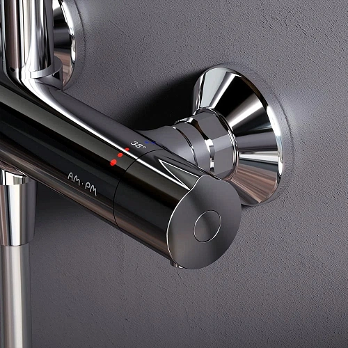 Душевая система AM.PM Like F0780464 термостат, верхний душ d250 мм Душевая система AM.PM Like F0780464 термостат, верхний душ d250 мм