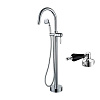 Картинка анонса товара «смеситель для ванны boheme 269-bsw напольный brillante swarovski black»