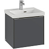 Картинка анонса товара «тумба под раковину villeroy &amp; boch subway 3.0 graphite / graphite c58002vr»