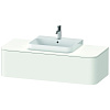 Картинка анонса товара «тумба под раковину duravit happy d.2 plus hp4942m3636 подвесная 130 см белая шелковисто-матовый лак»