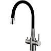 Картинка анонса товара «смеситель для кухни paulmark salix никель sa213419-ni(bs)»