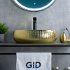 Раковина Gid 9030g 52234 накладная золотая 48x34x15 Раковина Gid 9030g 52234 накладная золотая 48x34x15