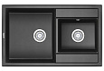 Кухонная мойка Granula 8201, ЧЁРНЫЙ, кварц 820x500 Кухонная мойка Granula 8201, ЧЁРНЫЙ, кварц 820x500