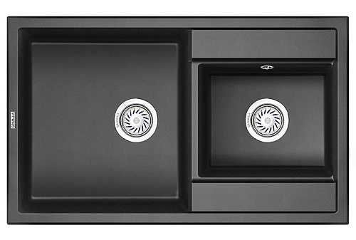 Кухонная мойка Granula 8201, ЧЁРНЫЙ, кварц 820x500 Кухонная мойка Granula 8201, ЧЁРНЫЙ, кварц 820x500