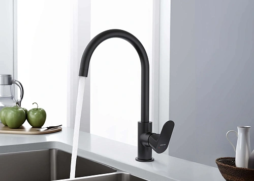 Смеситель для кухни Aquatek ОБЕРОН AQ1282MB Черный матовый Смеситель для кухни Aquatek ОБЕРОН AQ1282MB Черный матовый