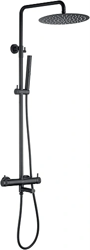 Душевая система Allen Brau Priority 5.31A10-31 черный матовый Душевая система Allen Brau Priority 5.31A10-31 черный матовый