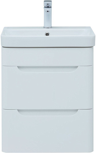 Тумба под раковину Aquanet София 50 белый глянец (2 ящика) 00274171 Тумба под раковину Aquanet София 50 белый глянец (2 ящика) 00274171