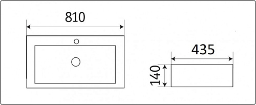Раковина CeramaLux 9255 (7029D) Раковина CeramaLux 9255 (7029D)