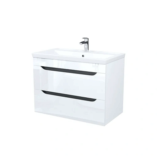 Тумба с раковиной IDDIS Ray (RAY80W0i95K) подвесная, 80 см, белый Тумба с раковиной IDDIS Ray (RAY80W0i95K) подвесная, 80 см, белый