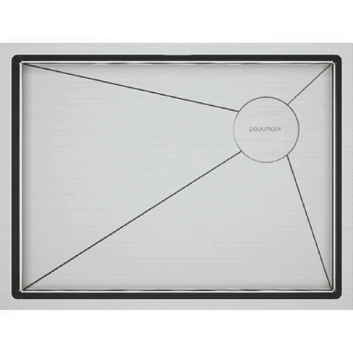 Кухонная мойка Paulmark NEXT-SKEW 58 UNI, PM885844-BS, брашированная нерж.сталь, 580х440мм 1,2мм Кухонная мойка Paulmark NEXT-SKEW 58 UNI, PM885844-BS, брашированная нерж.сталь, 580х440мм 1,2мм