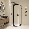 Картинка анонса товара «душевой уголок rgw cl-55b 900x900 мм 72095599-14 черный easy clean»
