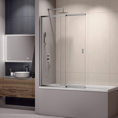 Шторка на ванну RGW Screens SC-40 1000 мм Easy Clean хром Шторка на ванну RGW Screens SC-40 1000 мм Easy Clean хром