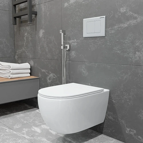 Унитаз подвесной CHARUS SKANDENBORG RIMLESS EWC700-125W безободковый, c легкосъемным сиденьем, с функцией микролифт Унитаз подвесной CHARUS SKANDENBORG RIMLESS EWC700-125W безободковый, c легкосъемным сиденьем, с функцией микролифт