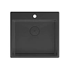 Кухонная мойка Lemark JANGA 540 из нержавеющей стали, черный матовый 9932112
