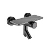 Картинка анонса товара «смеситель для ванны iddis shelfy (sheblbti02wa) push control, черный матовый»