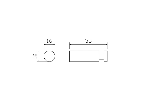 Крючок Wonzon & Woghand хром (WW-8105-2) Крючок Wonzon & Woghand хром (WW-8105-2)