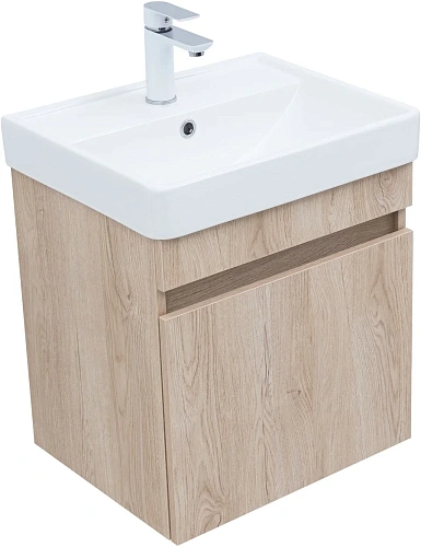Тумба под раковину Aquanet Оптима 50 00344802 дуб светлый Тумба под раковину Aquanet Оптима 50 00344802 дуб светлый