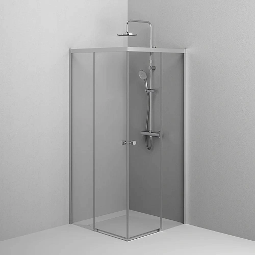 Душевой уголок AM.PM X-Joy W94G-403-9090-MT 90х90, профиль хром матовый, стекло прозрачное Душевой уголок AM.PM X-Joy W94G-403-9090-MT 90х90, профиль хром матовый, стекло прозрачное