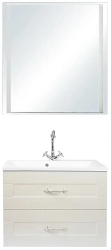 Зеркало Style Line Прованс 75, белый с подсветкой СС-00000443 Зеркало Style Line Прованс 75, белый с подсветкой СС-00000443