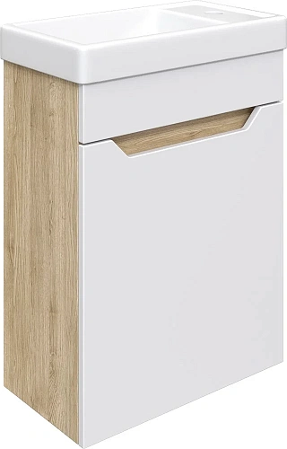 Тумба с раковиной DIWO Архангельск 40 дуб сонома, подвесная 569573 Тумба с раковиной DIWO Архангельск 40 дуб сонома, подвесная 569573