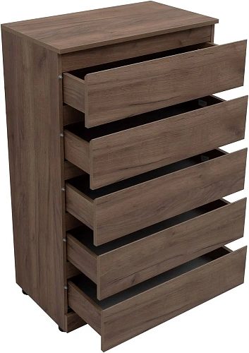 Комод Aquanet Сканди 700x400 Дуб крафт (5 ящиков) 00302552 Комод Aquanet Сканди 700x400 Дуб крафт (5 ящиков) 00302552