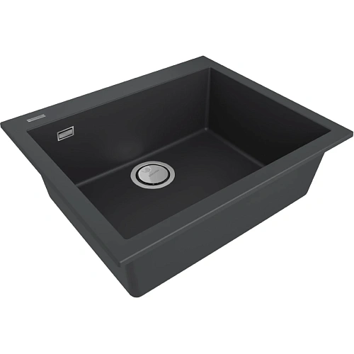 Кухонная мойка Paulmark DECORATION 60 PM936051-AN, ANTRACITE, 600х510 мм Кухонная мойка Paulmark DECORATION 60 PM936051-AN, ANTRACITE, 600х510 мм