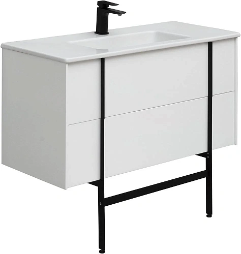 Тумба под раковину Allen Brau Reality 100 1.32007.WM белый матовый Тумба под раковину Allen Brau Reality 100 1.32007.WM белый матовый