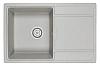Кухонная мойка Granula 7804, БАЗАЛЬТ, кварц 780х500