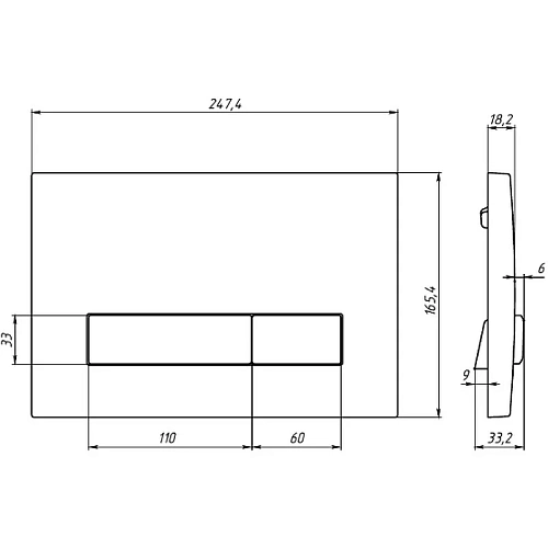 Инсталляция для унитаза BERGES АТОМ Line 410 кнопка белая 040339 Инсталляция для унитаза BERGES АТОМ Line 410 кнопка белая 040339